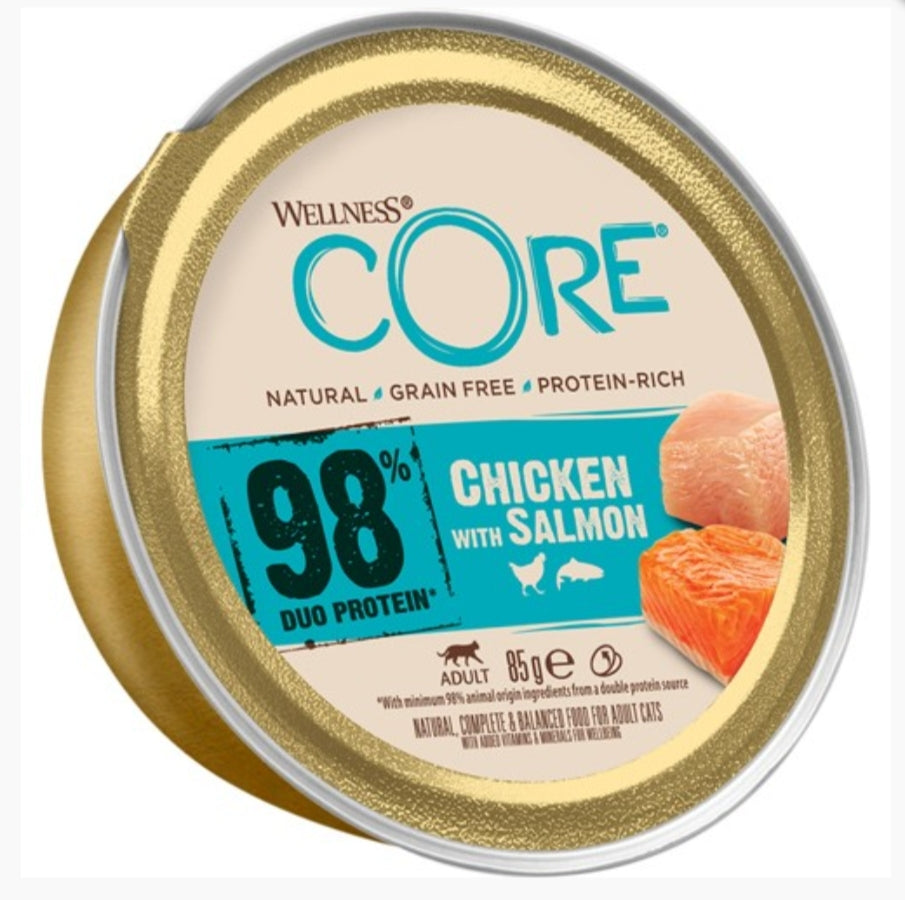 Core kat kylling og laks 85g