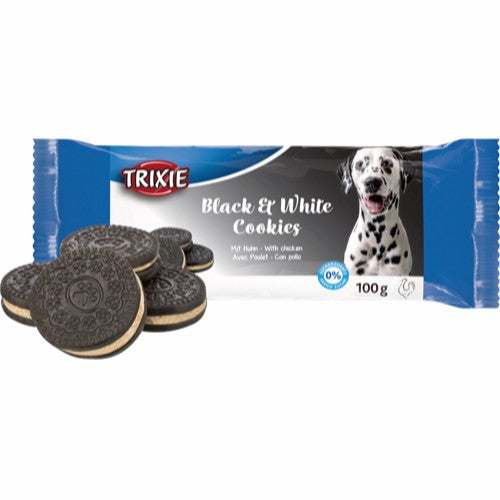 Trixie - Black&White cookies m. kylling 100g