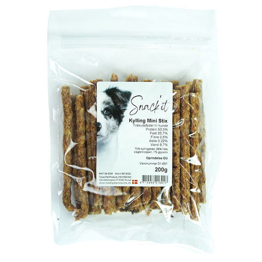 Snack’it Kyllinge Mini stix 200g