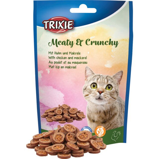 Meaty & Crunchy with chicken and mackerel, 50 g