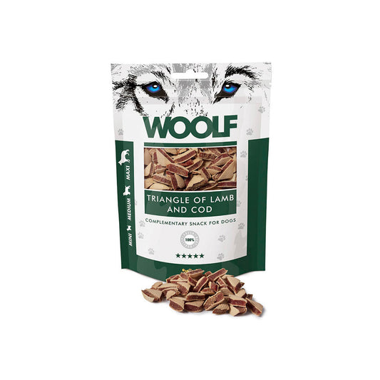 Woolf Lamb & Cod Triangle 100g