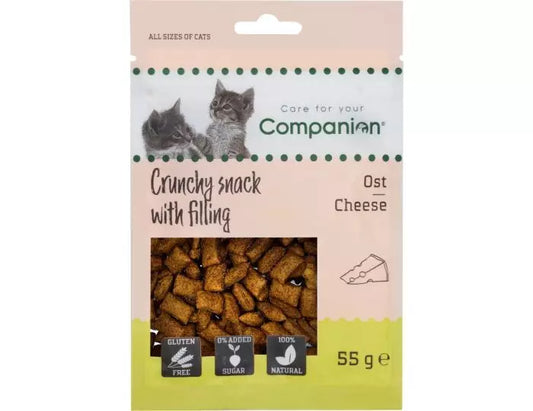 Companion Cat Crunchy Snack med fyld - ost