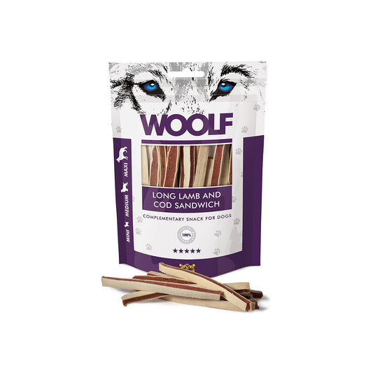 Woolf Long Lamb and Cod Sandwich 100g